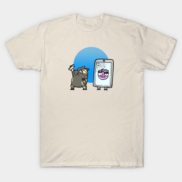 Cell Phone Time! T-Shirt by calavara